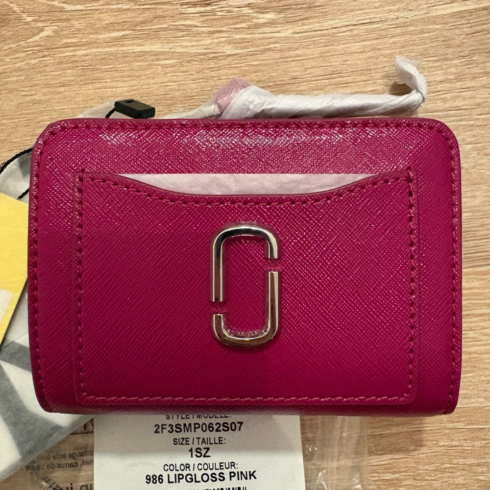 NWT Marc Jacobs Compact The Snapshot Wallet - Picture 3 of 9